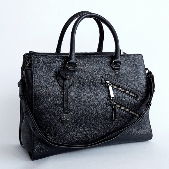 Rebecca Minkoff Jamie Large Leather Satchel Bag - Picture 1 of 16